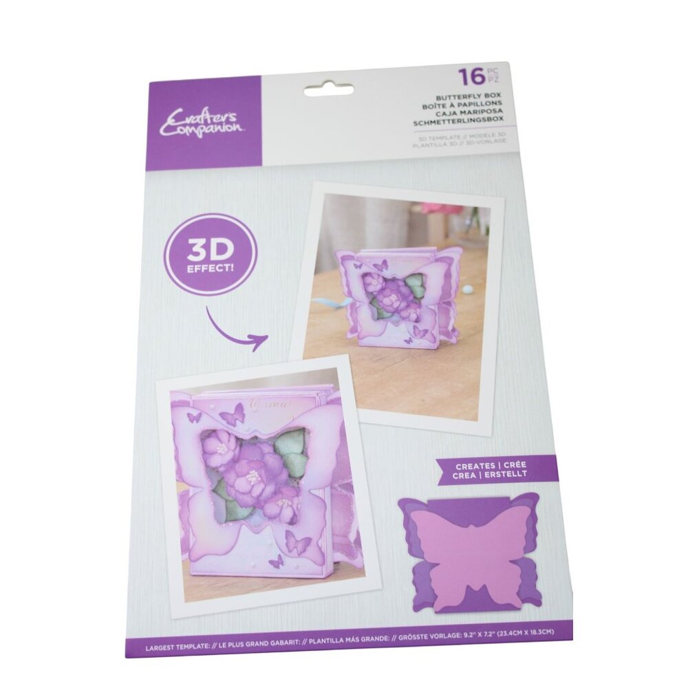 Crafters Companion Gemini Butterfly Box 92885 UNUSED Template